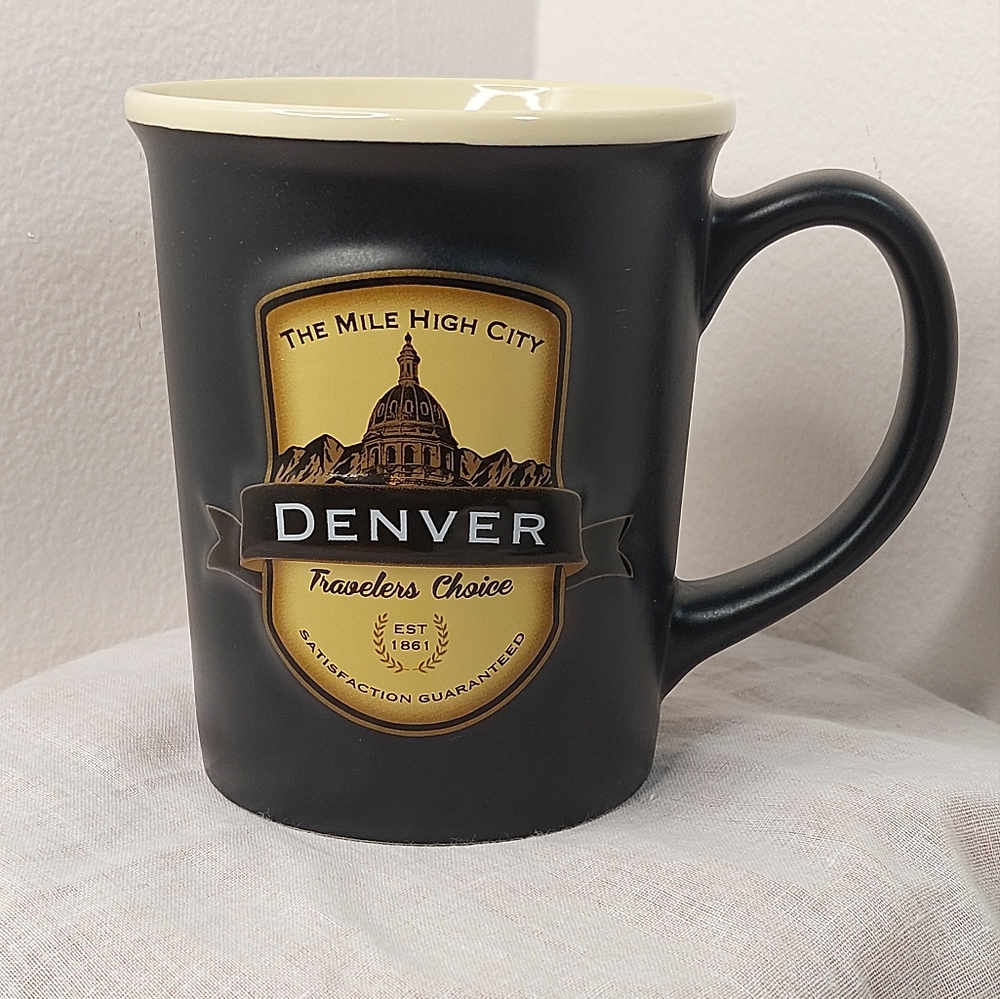 Americaware Embossed Coffee Mug Denver 'The Mile High City' New